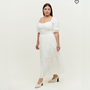 White Reformation Rutherford Dress NWT $248